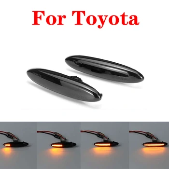 

2Pcs Car LED Side Marker Lights For Toyota Soarer UZZ40 Highlander Kluger GSU 4 Turn Signal Light Side Repeater Lamp
