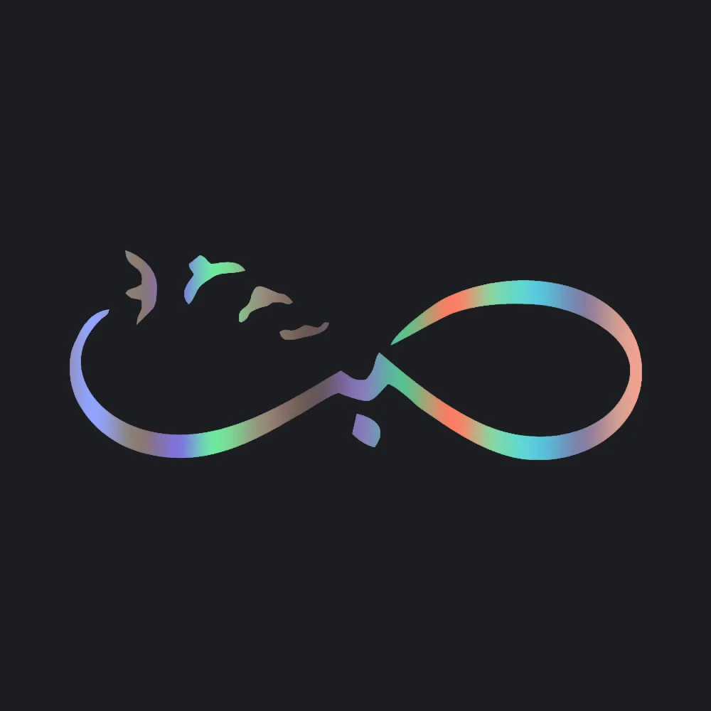 

30240# Birds And Calligraphy Lettering car sticker reflective vinyl car decal waterproof stickers on car truck bumper