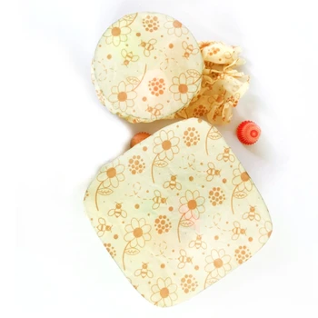 

Beeswax Food Wrap Assorted 3 Pack, Eco Friendly Reusable Beeswax Food Wraps, Sustainable, Zero Waste, Plastic Free Alternative f