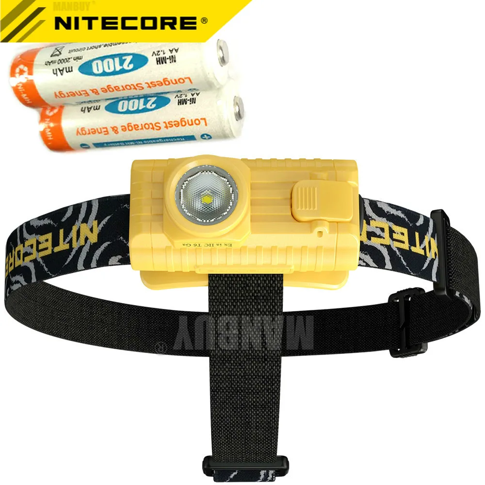 Wholesale Headlamp Nitecore Ha23ex + 2x 2100mah Rechargeable Aa