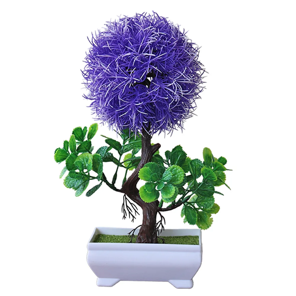 Моделирование растений в горшках Snapdragon Ball DIY красивые искусственные растения Моделирование Цветок пластмассовые украшения для сада домашний декор