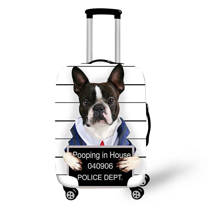 11 Luggage cover Защитный чехол для костюма с животным узором, эластичный Чехол для багажа, подходит для 18-32 дюймов, уплотненный чехол на колесиках - Цвет: 11 Luggage cover