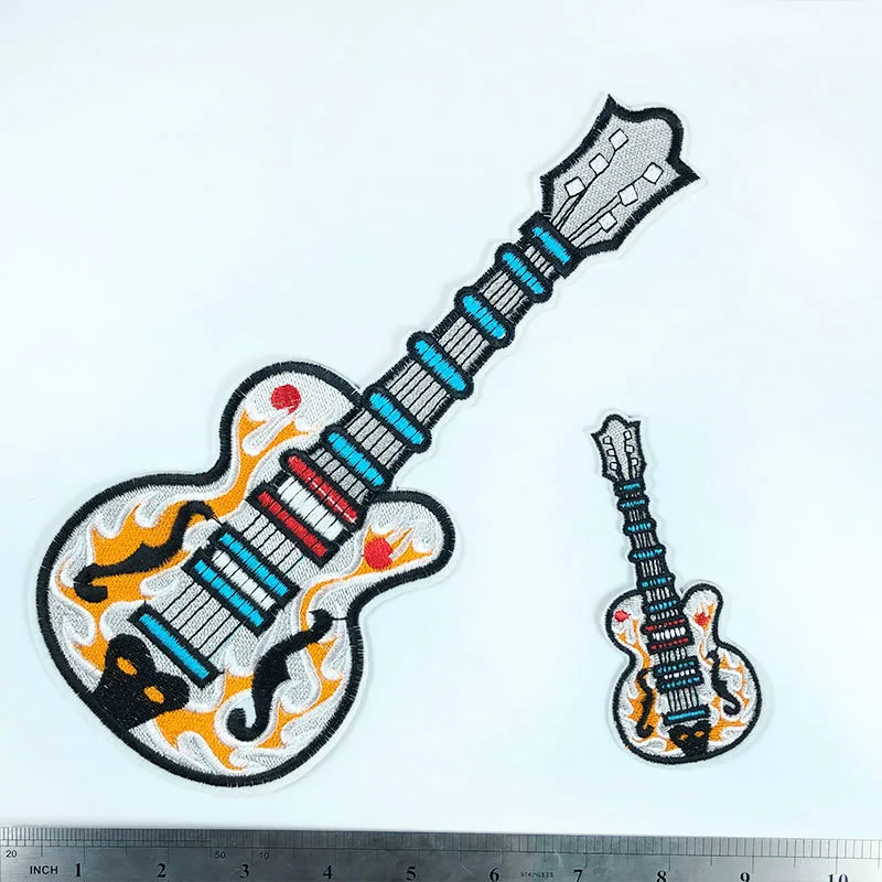 Guitar Sticker | Patches - Sticker Punk Iron Fabric Patch Clothes Apparel  Decorative - Aliexpress