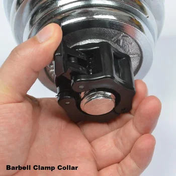 

1 Pair Olympic Quick Barbell Clamp Collar Clips Weight Bar Locks-1 Inch Reinforced Plastic Clamp High-grade Clamp