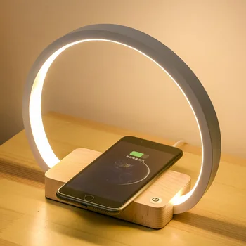 

1Pc Multi-Functional Desk Lamp Bedside Lamp Wireless Rechargeable Desk Lamp Desk Lamp Mobile Phone Wireless Charging Desk Lamp