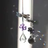 Dragonfly Handcrafted Hanging Crystal Garland Pendant DIY Chandelier Jewelry Center Part Window Garden Decoration 2