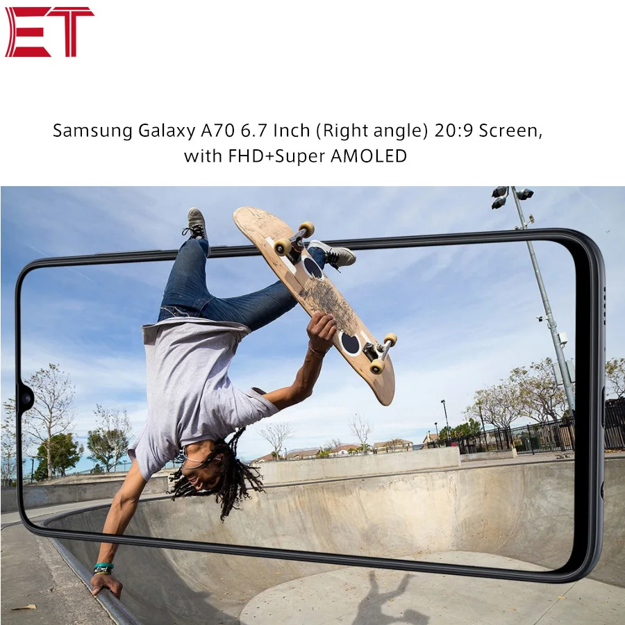 Оригинальный Samsung Galaxy A70 A705MN/DS мобильный телефон 6 ГБ ОЗУ 128 Гб ПЗУ Snapdragon675 OctaCore 7