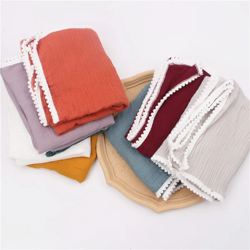 Baby Blanket Swaddle-Wrap Stroller-Cover Muslin Bath-Gauze Infant 100%Cotton Soft Sleepsack