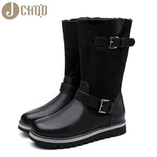 JCHQD Тип лучший и самый теплый подарок для мужчин и женщин в светильник Женские зимние ботинки средней высоты; сапоги до Европейский dimensions36-41