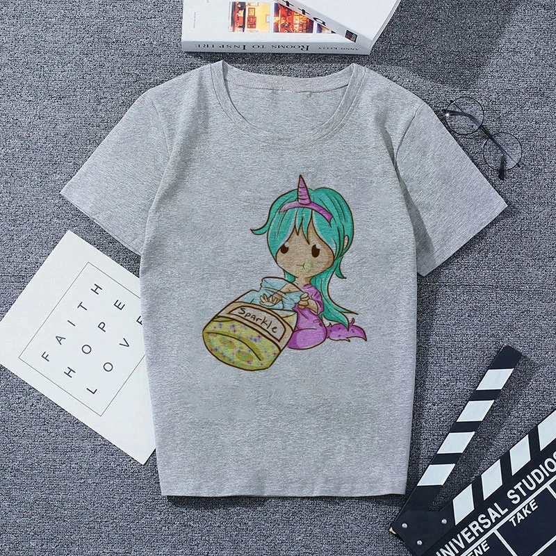 3050590 Print Tshirt Gray Casual Streetwear Vogue T-shirts |