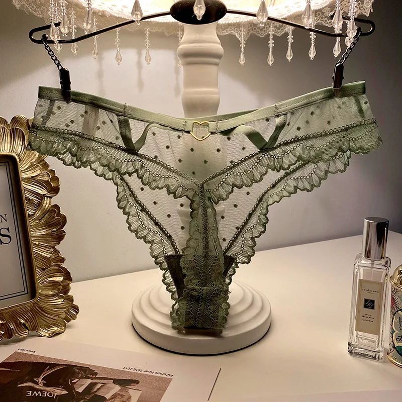 

Сексуальные Бесшовные стринги, бикини, соблазнительное треугольное нижнее белье с заниженной талией, кружевное хлопковое милое нижнее белье с вышивкой