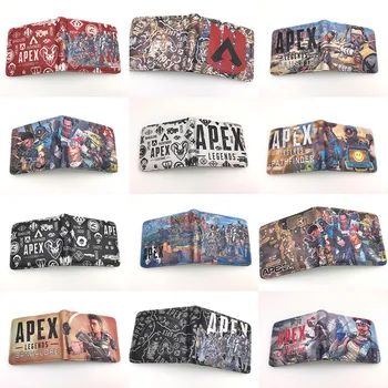 

Game Apex Legends Men's Women's Short Wallet Faux Leather Zipper Coin Purse Unisex Wallet ID/Credit Card Holder