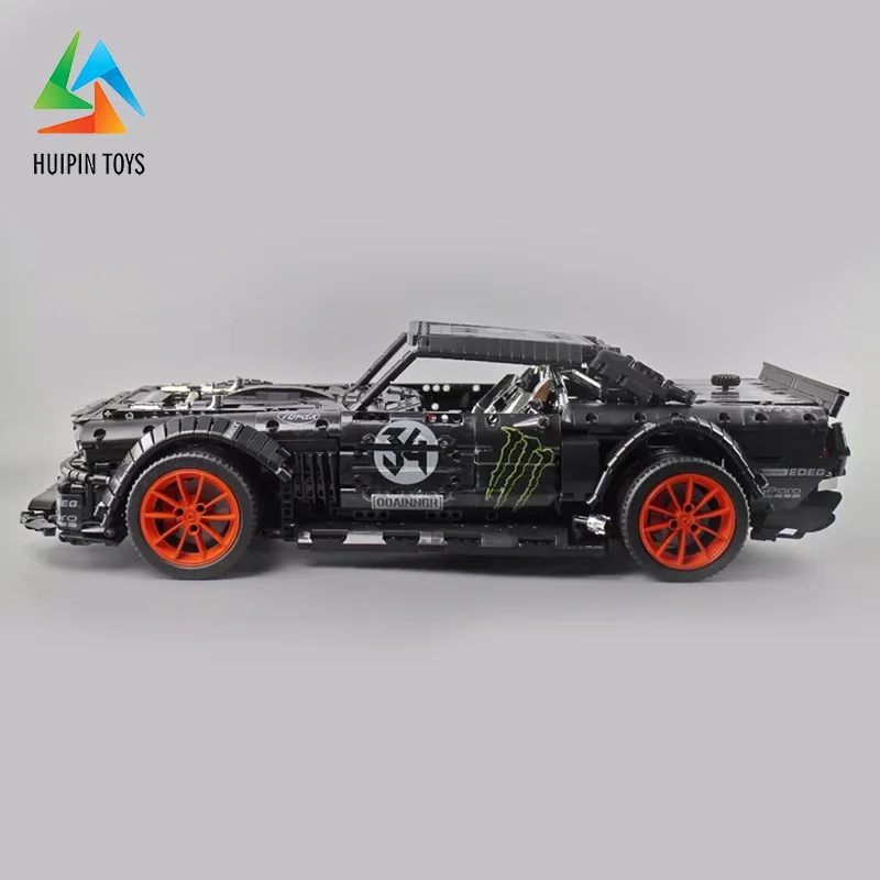 Новые MOC-22970 строительные блоки Forde Mustango Hoonicorn RTR V2 Nissann GT-R улучшенная модель детских игрушек