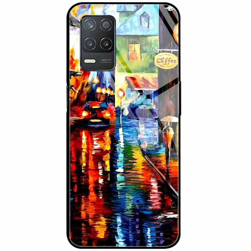 Tempered Glass Hard Protective Back Cover - Cute Design