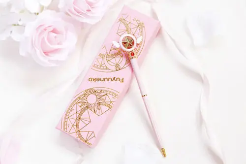 Лимит аниме Card Captor Sakura крыло со звездой розовая шариковая волшебная палочка ручка японские подарки на Рождество новинка