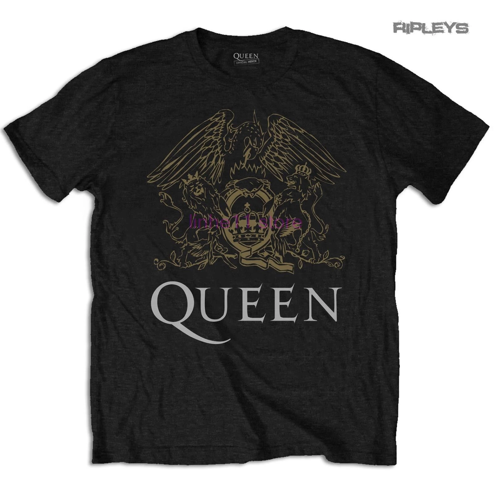 Official T Shirt QUEEN Bohemian Rhapsody Black CREST Classic All Sizes T-Shirts 2018 Brand Clothes Slim Fit Printing Basic Tops Official T Shirt QUEEN Bohemian Rhapsody Black CREST Classic All Sizes T-Shirts 2018 Brand Clothes Slim Fit Printing Basic Tops