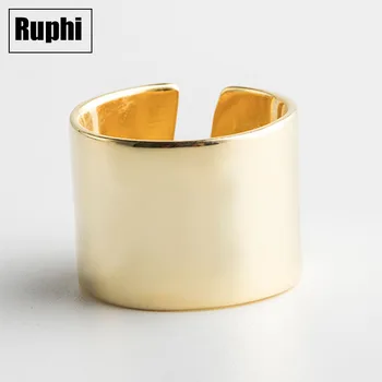 

New Style Fine Polished Silver color wedding Open Finger Ring Anniversary Jewelry Gold color