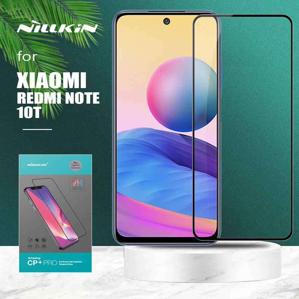 Защитное стекло для Xiaomi Redmi Note 10T тонкое закаленное Nillkin 9H твердое ультратонкое 4G |