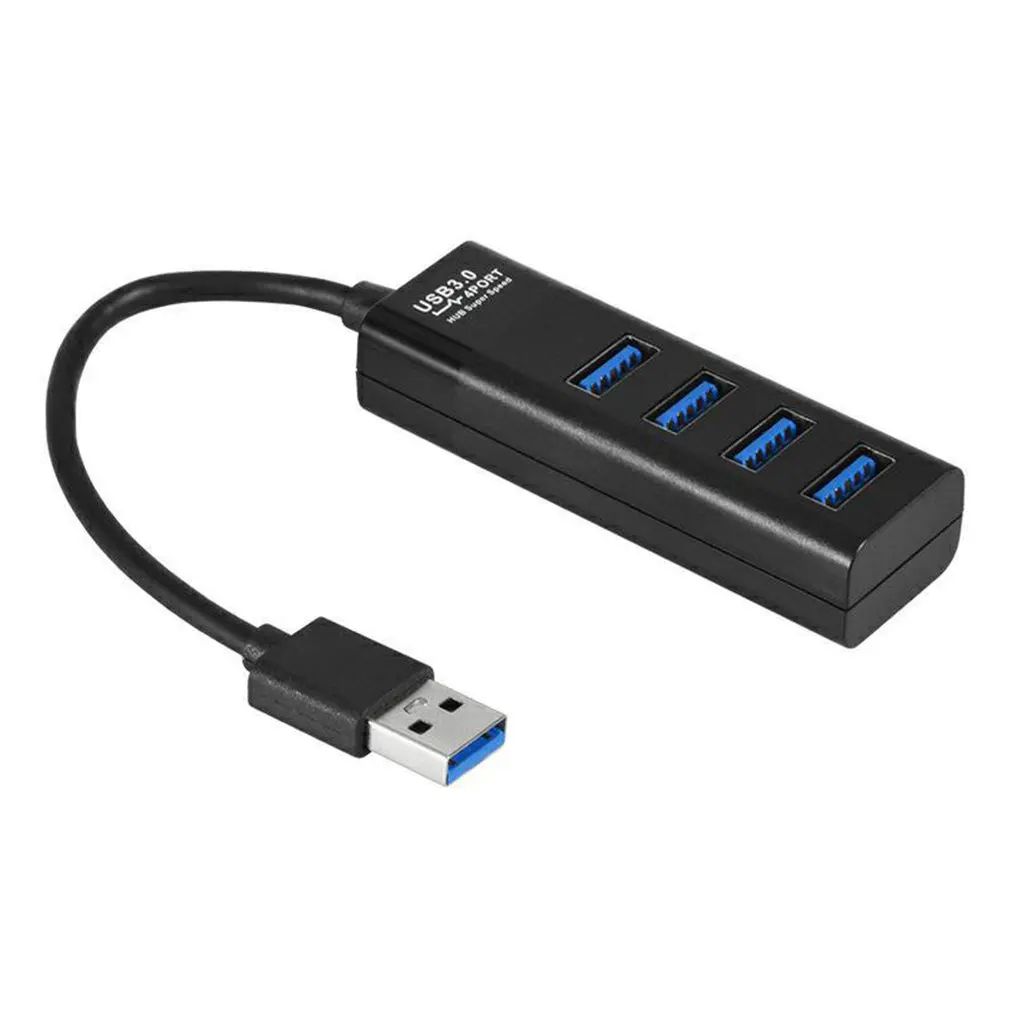 

4 ports High Speed HUBs Hi-Speed 4 Port USB 3.0 Multi HUB Splitter Expansion For Desktop PC Laptop Adapter USB HUB