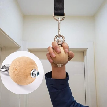 

Pull Up Ball Wood Climbing Balls with Grip Strength Training Tool for Outdoor Indoor Bouldering Kettlebells Fitness Workout