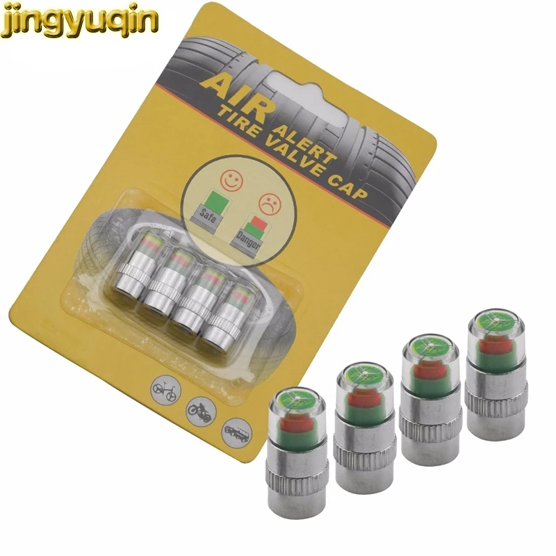 Jingyuqin 48 шт./лот 2.4Bar 36PSI авто монитор давления в шинах клапан стволовых колпачков