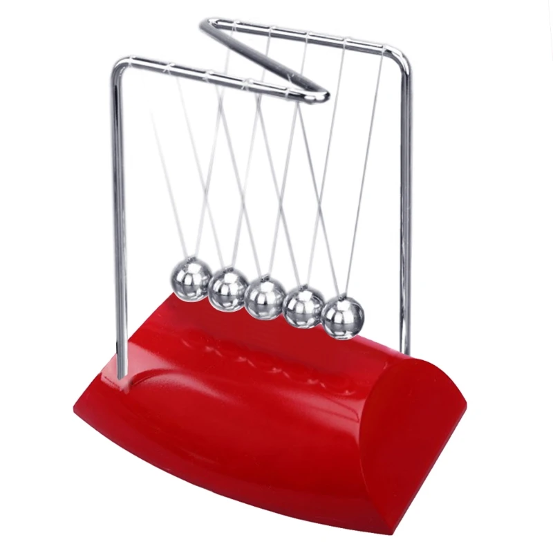 Newtonâs Cradle Fidget Desk Toy Pendulum Ball Conservation of Energy Laws Non-Perpetual Motion Anxiety Office Decor | Игрушки и