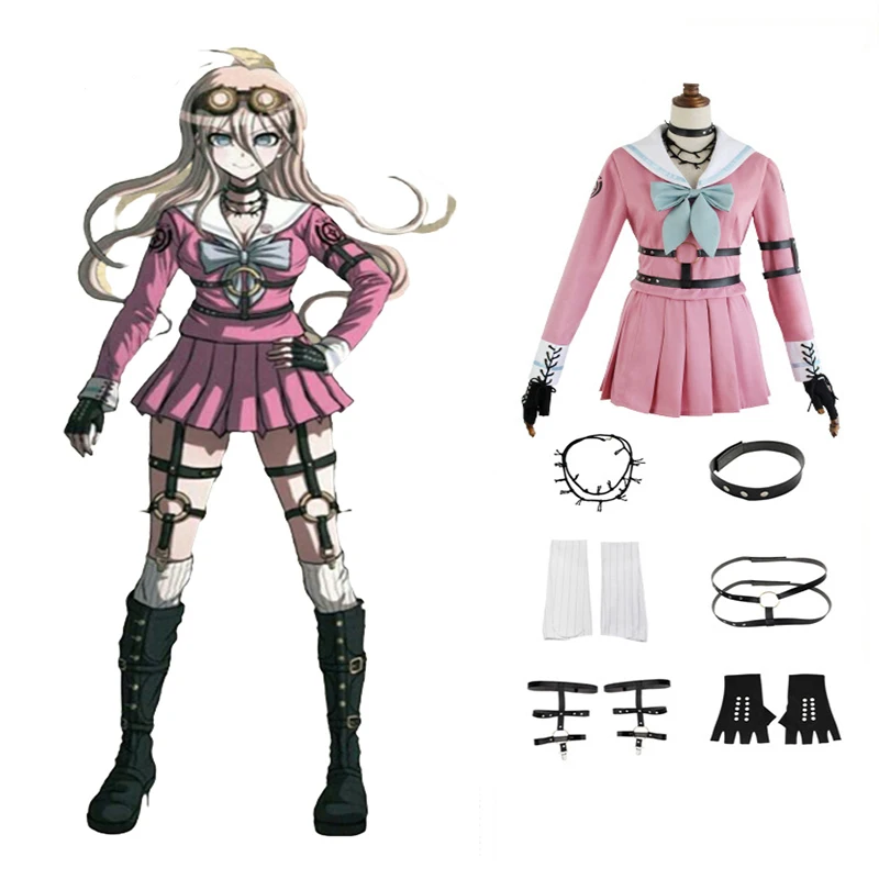 Disfraz-de-Cosplay-Danganronpa-V3-Killing-Harmony-Iruma-Miu-conejo-uniforme-Halloween-Navidad-Anime-hecho-a