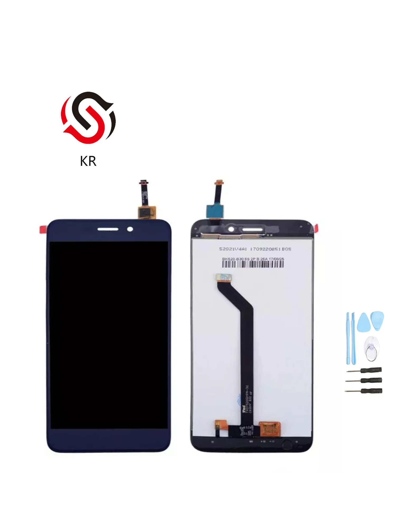 

For Huawei Honor V9 Play LCD Display Touch Screen Test Good Assembly Replacement Parts Black White Blue + Tools+Free Shipping