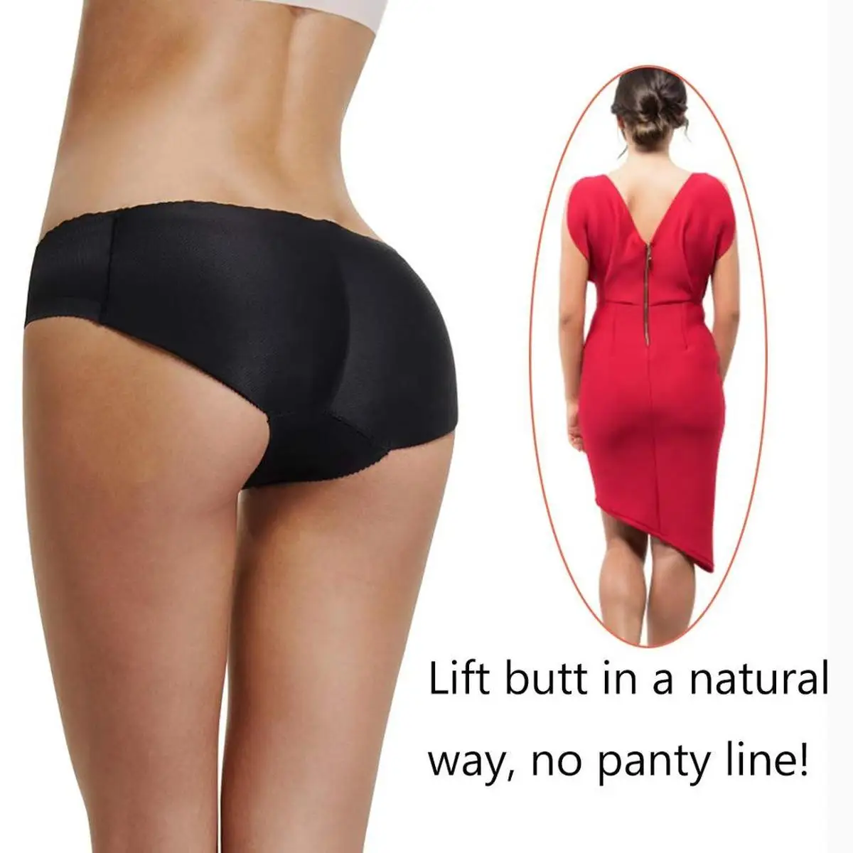 В стиле Хип Лифт Body Shaper Сексуальное нижнее белье Фитнес кепки в хип подъема