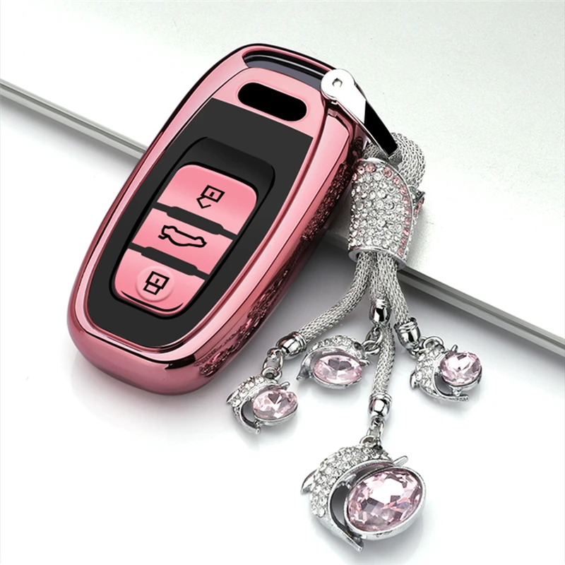 奥迪B款钥匙套实拍白底图_07