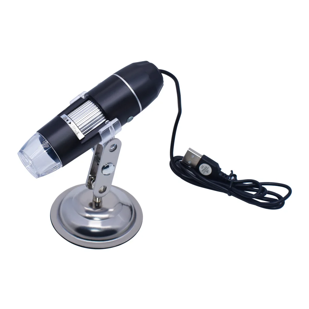 Adjustable 1600X 3 in 1 USB Digital Microscope Electronic Microscope Camera  For Solding 8 LED Zoom Magnifier Endoscope
