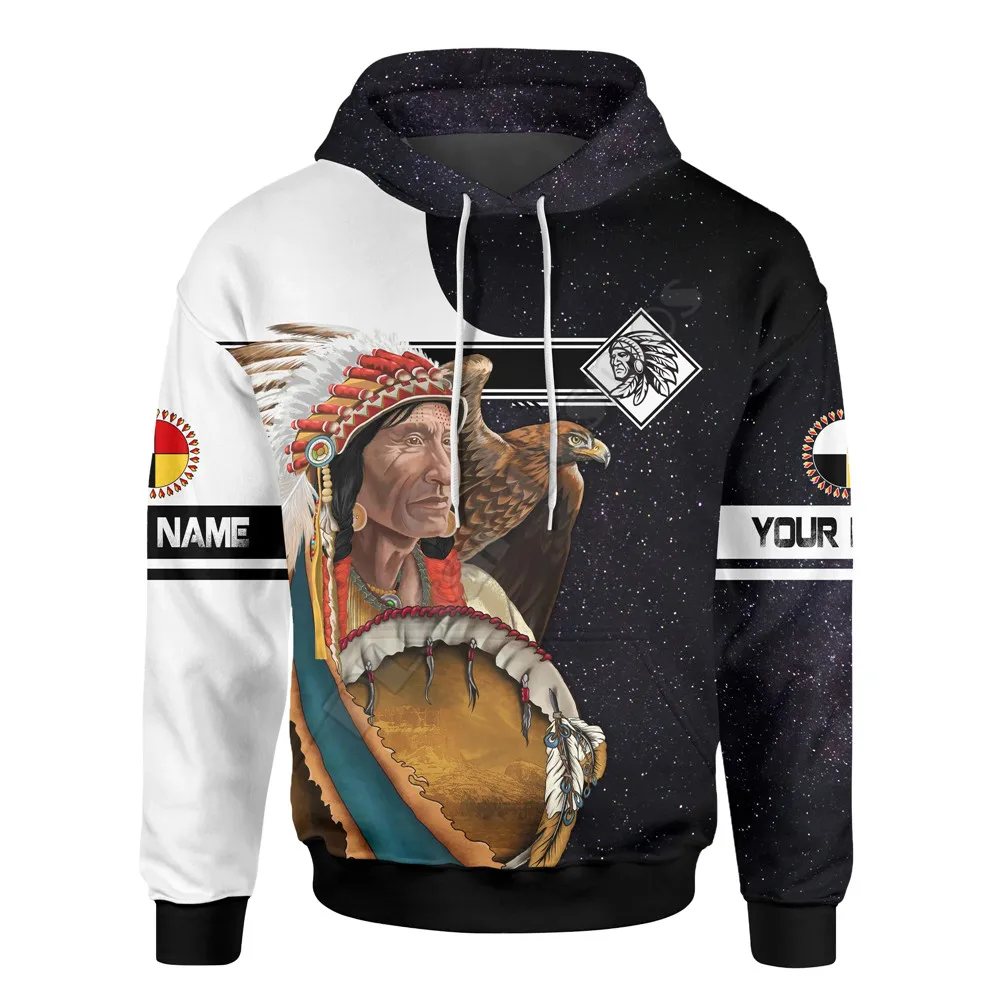 

His Legend Native 3D All Over Printed Hoodies zipper hoodies women For men Harajuku Pullover streetwear