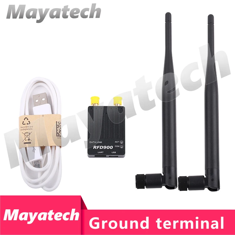 Metal RFD900 Ground Mayatech металлический корпус RFD900 БПЛА радиопередатчик данных дальний модуль передачи данных - Цвет: Metal RFD900 Ground
