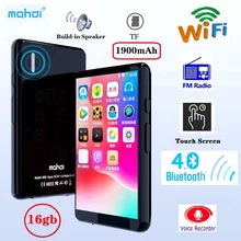 Mahdi M90 16 Гб wifi Bluetooth MP4 плеер динамик MP3 сенсорный экран 4,0 дюймов музыка MP5 видео плеер Поддержка TF карта FM/запись