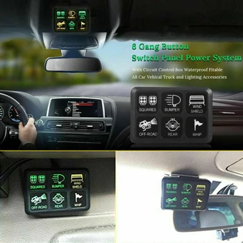 

Kit Circuit Control System Switch Panel LED Work Light Direct Replacement