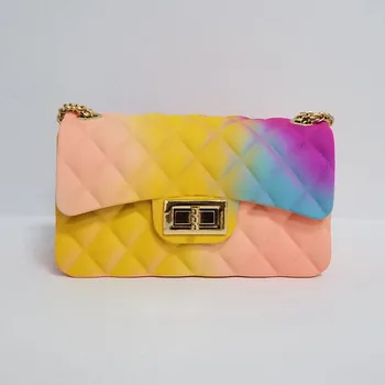 

No Lining Rhombic Women's Handbags Zipper Genuine Leather Shoulder Frosted Bag Wild Polyester Versatile PVC Crossbody Bag