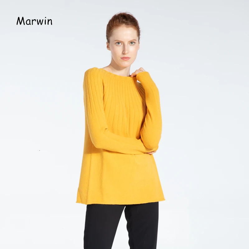 

Ma Wen's new sweater in 2019 is tall, round and plump, with soft style and warm knitted sweater