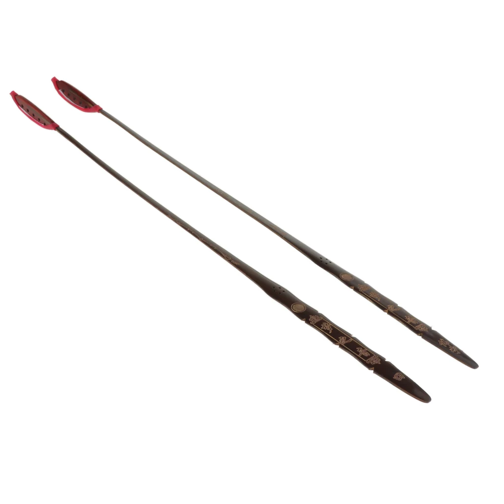 1 пара сандалового дерева Yangqin Dulcimer Beaters палочки с держателем футляра для