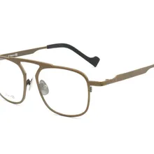 Чистый титан, унисекс, Ретро стиль, полная оправа, асферические линзы, оптические очки, оправа, антибликовые очки, очки для чтения, очки для женщин и мужчин