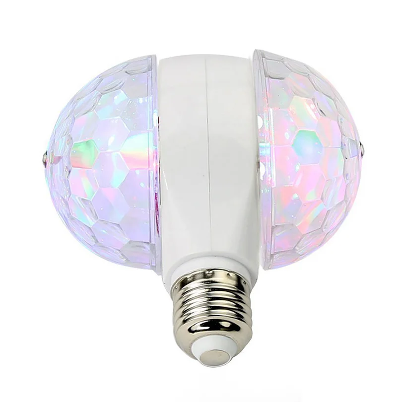 

Portable stage light Projector led-bulb DJ Disco Xmas Party 6W E27 Rotating Lighting Show Mini Laser multi dual Strobe LED bulb