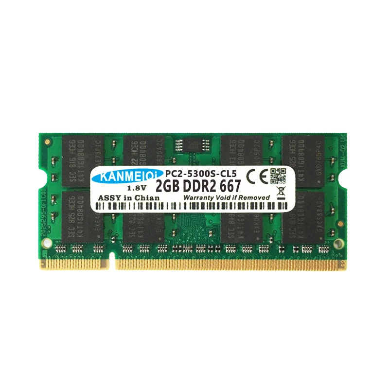 KANMEIQi оперативная память ddr2 ноутбук 2 ГБ 800 МГц SODIMM 4 Гб* 2 шт 533/667 МГц ноутбук 1,8 в 200pin памяти PC2 CL6