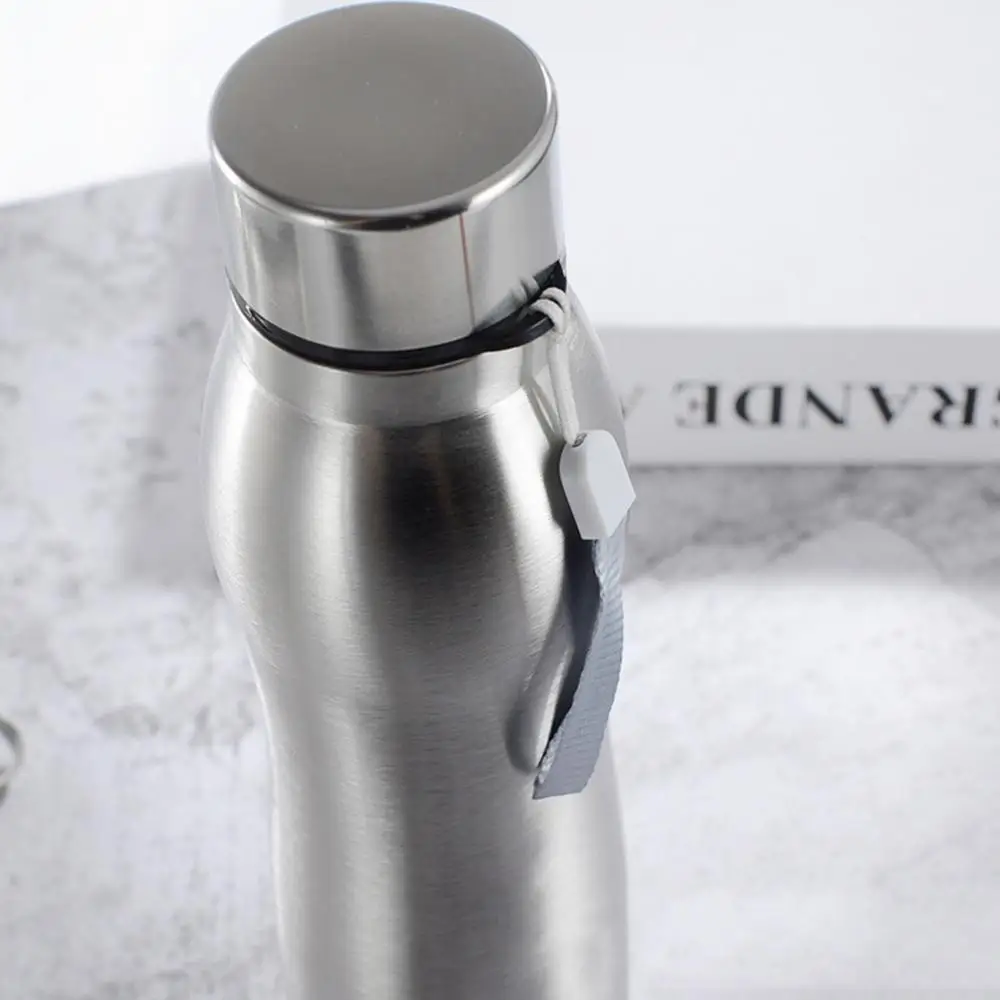 750ml portable stainless steel water bottle outdoor sports drink cup cold water cup sports bottle water cup camping accesorios