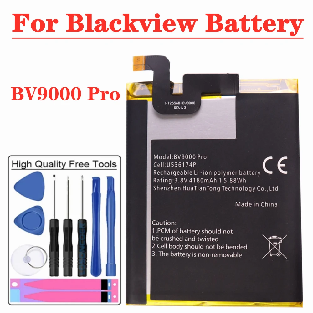 Аккумулятор BV9000 Pro для Blackview BV9000pro Сменный аккумулятор смартфона 4180 мАч