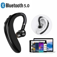 Nowy zestaw słuchawkowy biznesowy z Bluetooth Bluetooth 5.0 słuchawka zestaw głośnomówiący słuchawki Mini słuchawki bezprzewodowe słuchawka douszna dla wszystkich telefonów