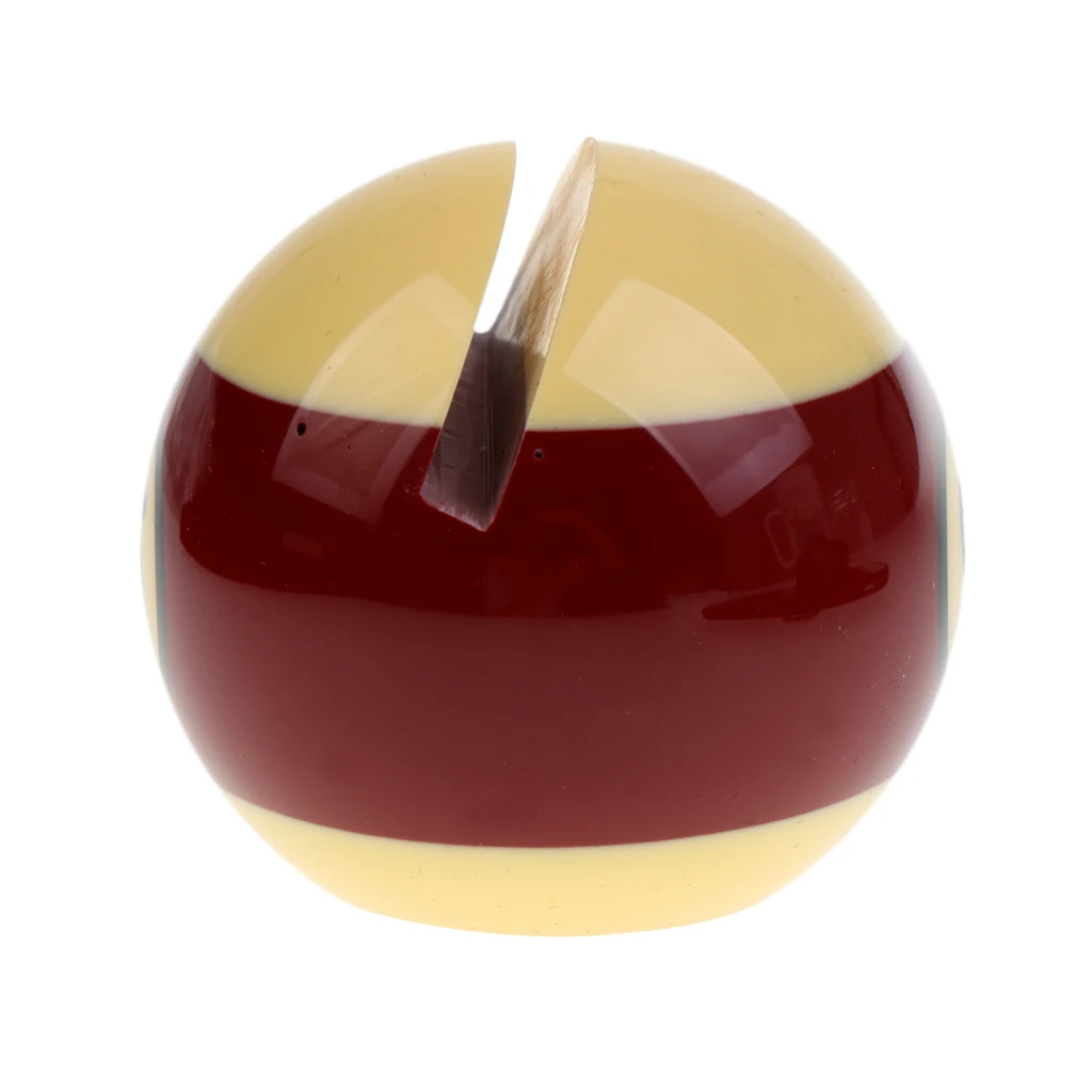 Pool Billiards Ball Design Business Card Holder Random Number and Color 57mm