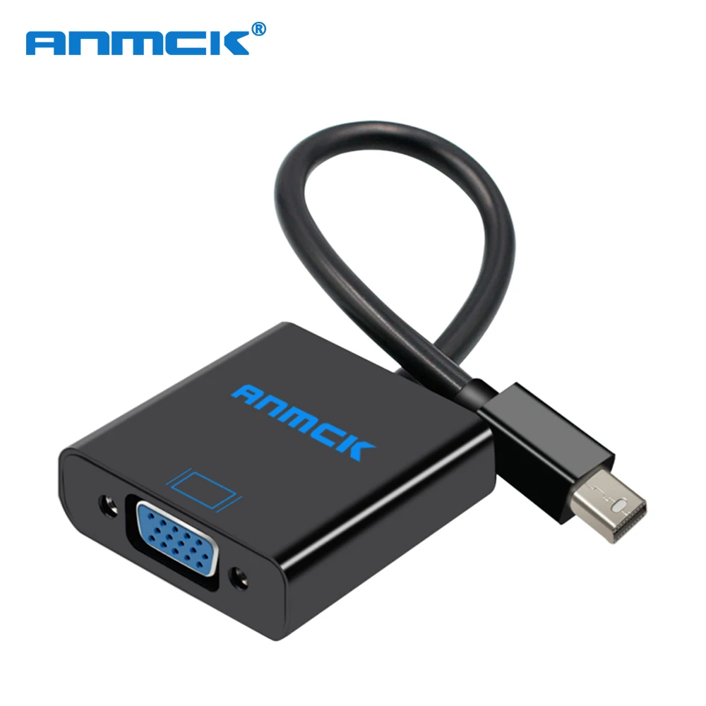 

Anmck Mini Displayport to VGA Adapter Mini Display port DP Male to HDMI female Converter Cable For Apple Macbook Pro Air