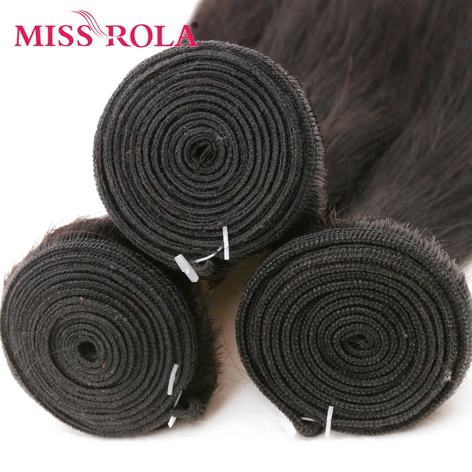 Miss Rola Peruvian Hair Weave Bundles Natural Color 10 Bundles Remy Human Hair Extension 8-30 Inch Straight