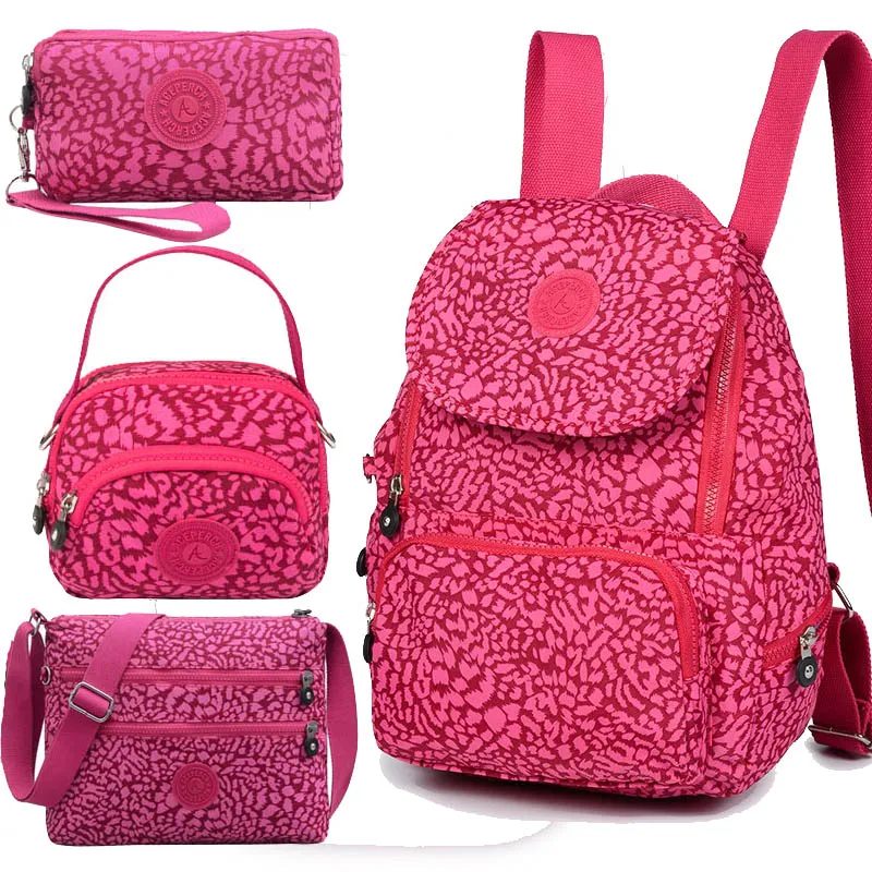 ACEPERCH Women Original School Backpack For Teenage Girl Mochila Feminina Escolar Female Monkey Backpack Nylon Waterproof Bag 6