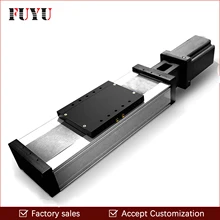 FUYU-carril de guía lineal deslizante de carga pesada, carrera de 1200mm, tornillo de bola, etapa de movimiento guía lineal con motor paso a paso nema 34