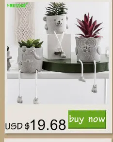 Kraft Paper Flower Pot Wall-mounted Flower Arrangement Container Automatic Absorbent Paper Bag Potted Home Decorations